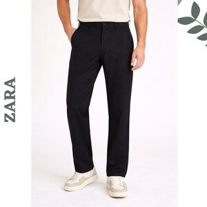 ZARA Men’s Black Straight Leg Pants | Size 30 | Beat the Heat